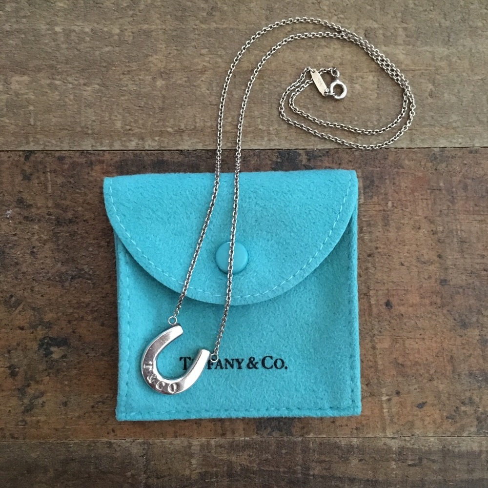 Tiffany Co authentic horseshoe necklace